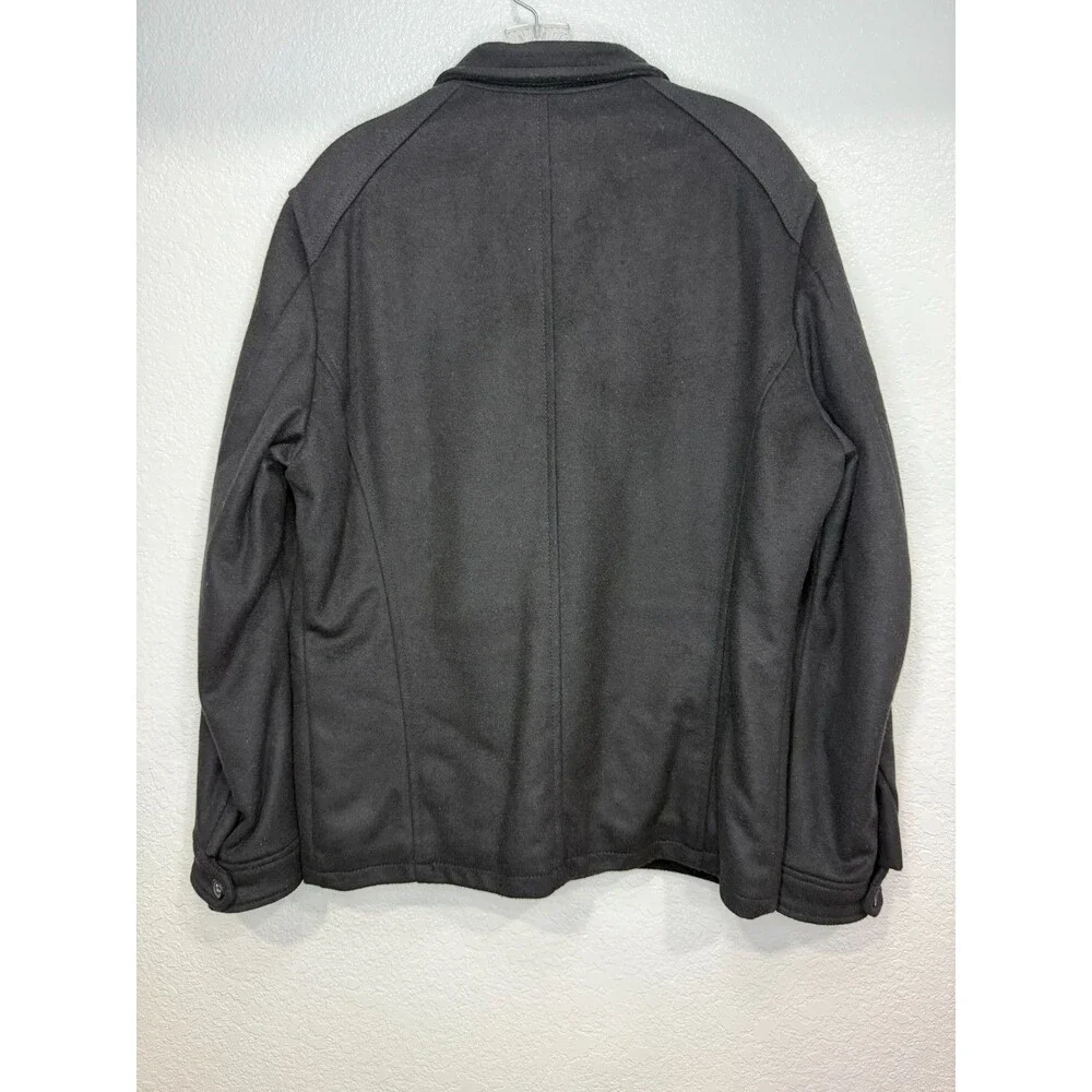 Banana Republic Men’s Medium Wool Black Jacket Full Zip B5